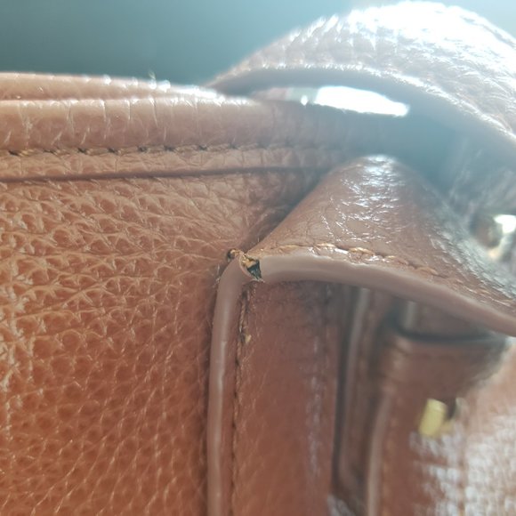 KGB Black Label Brown Leather Tote - Picture 6 of 11